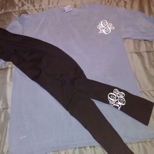 MONOGRAMMED LEGGINGS